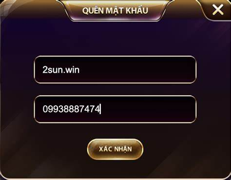 Hướng dẫn lấy lại mật khẩu SUNWIN20